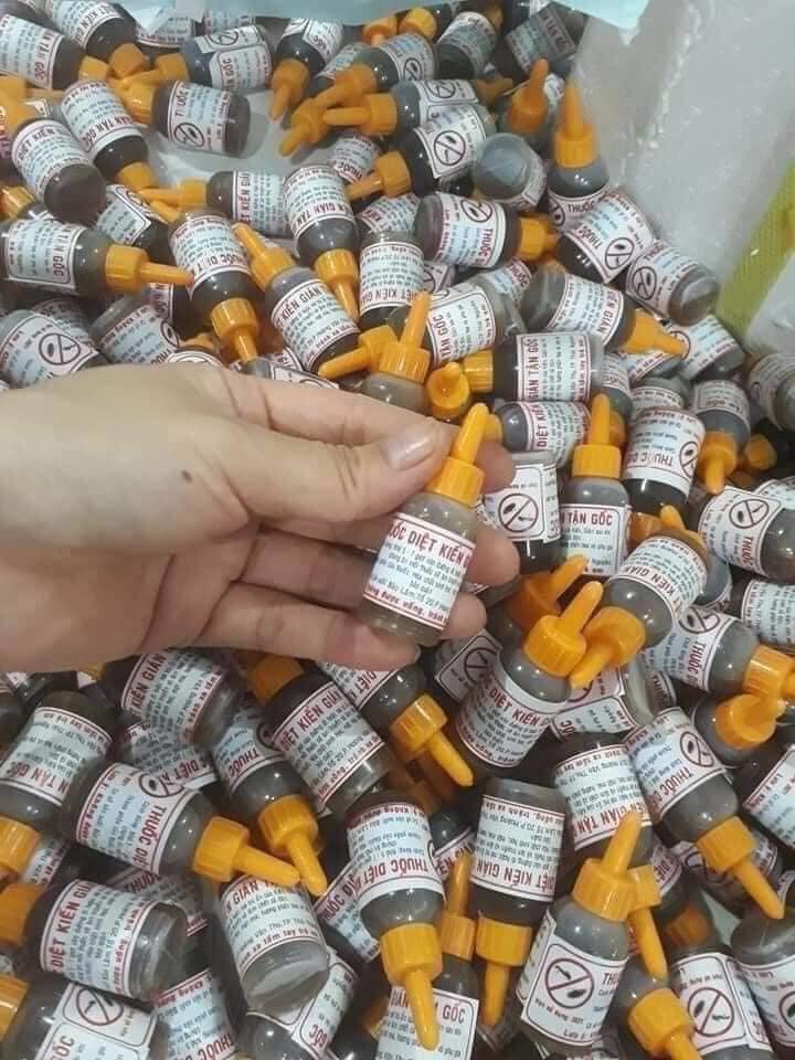 Tkvt2nc10 - cam kết hàng loại 1, sạch kiến - combo 100 chai thuốc diệt kiến sinh học, diệt kiến tận gốc hiệu quả 100%