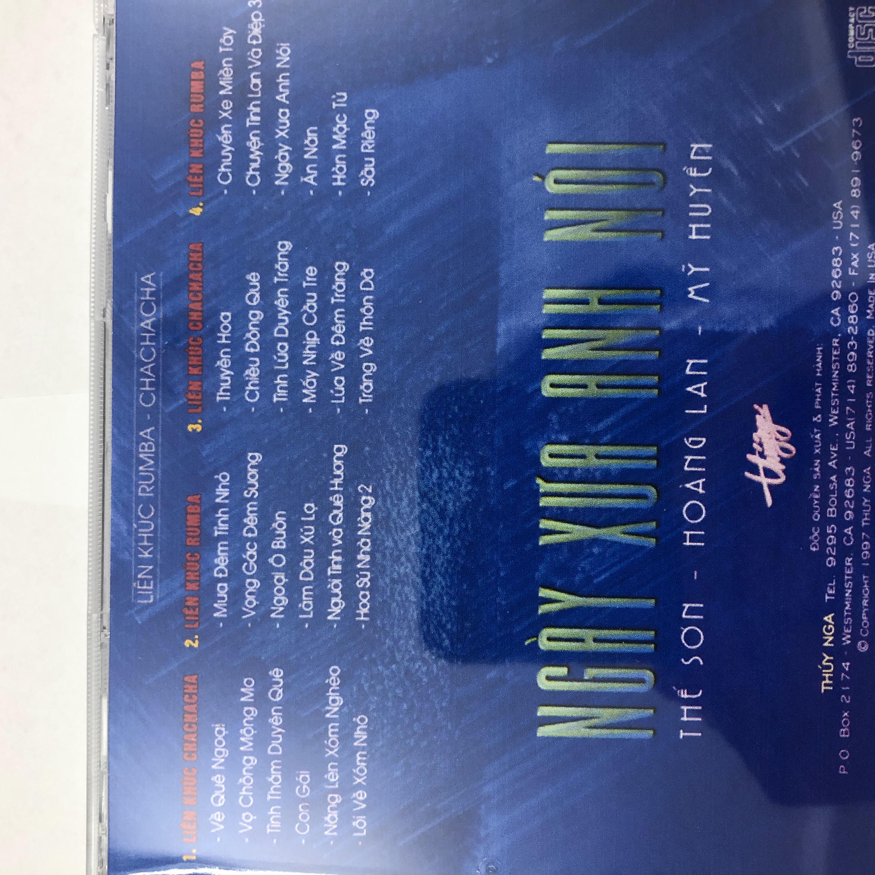 [HCM]CD Thúy Nga CD149 - Liên Khúc Ngày Xưa Anh Nói