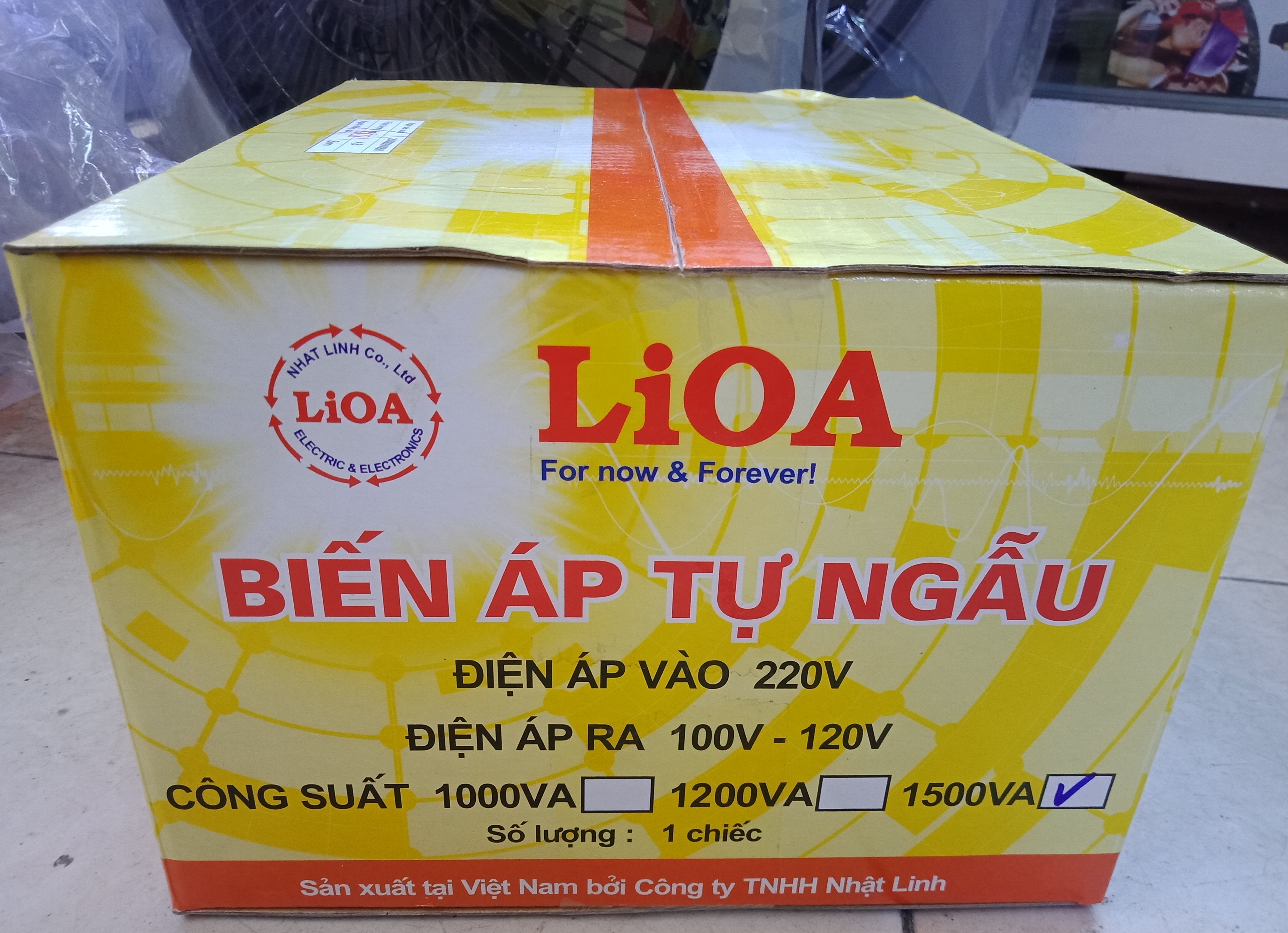 Biến Áp Đổi Nguồn Hạ Áp 1pha LiOA - 1.5kVA , 1500va ( DN015 ) - Hàng chính hãng