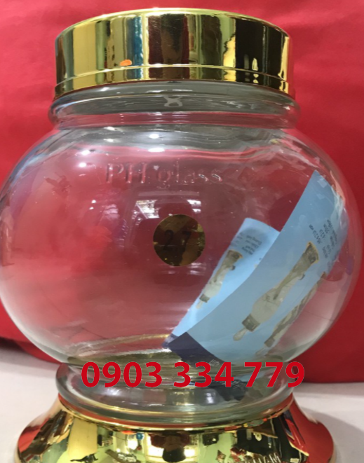 Bình thủy tinh việt nam phú hòa 2.7 - 2.7 lít bình ngâm r.ư.ơ.u sâm thủy tinh 2.7 lít - hải đăng bến tre