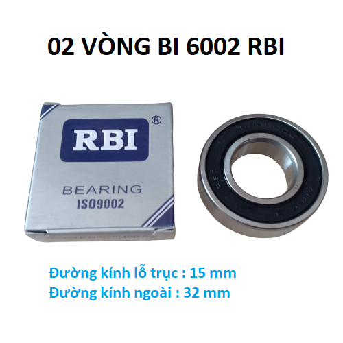 02 Vòng bi 6002 RBI chất lượng cao