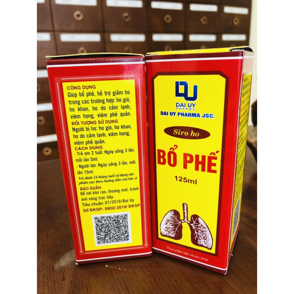 Siro ho Bổ Phế Đại Uy Chai 100ml - 125ml