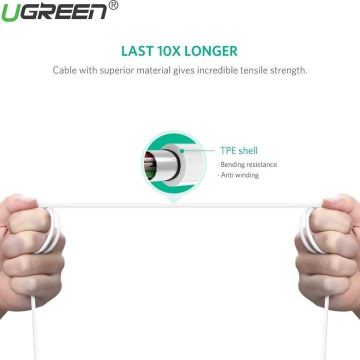 Cáp máy in USB Type C dài 1.5m Ugreen 40417