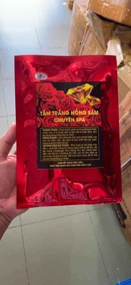 Tắm Trắng Hồng Sâm