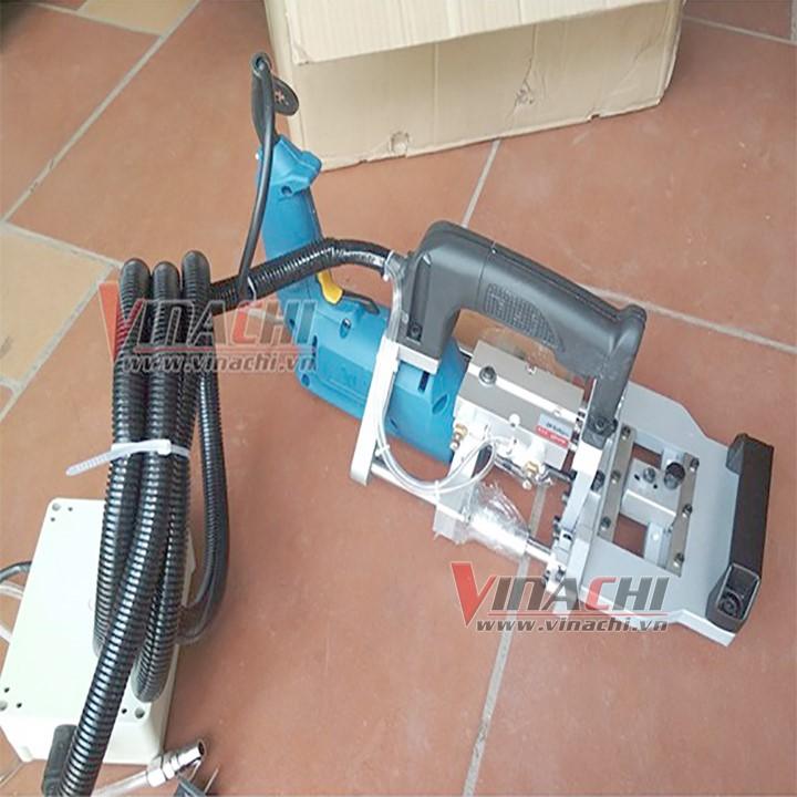 Máy khoan chốt gỗ cam cầm tay dùng hơi