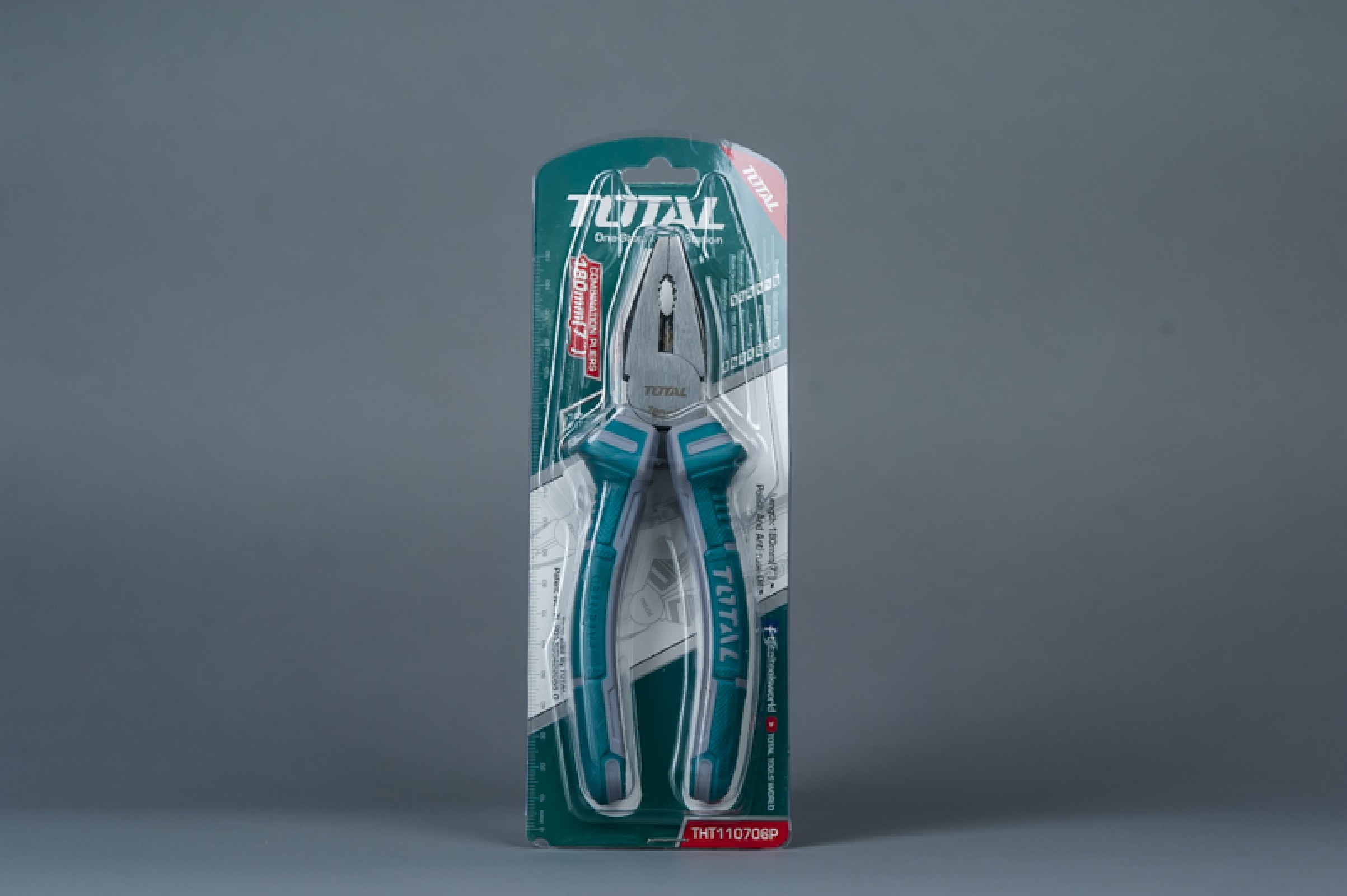 Kềm Răng 7" 180Mm Tht110706P Total