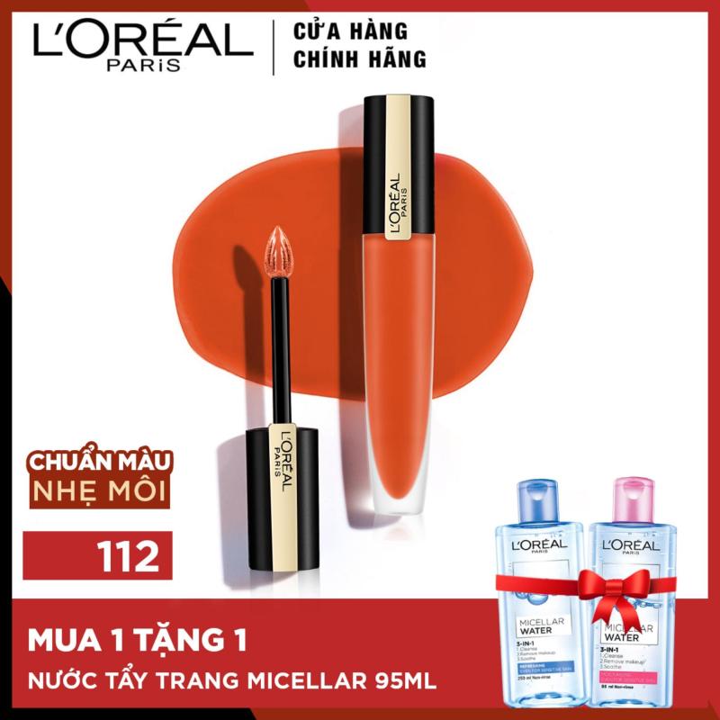 Son kem lì nhẹ môi cao cấp Rouge Signature LOreal Paris 7ml