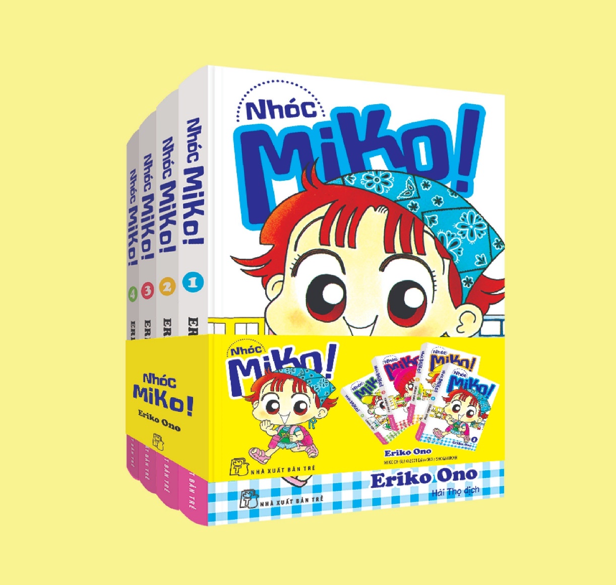 Truyện tranh nhóc miko - combo 4 tập - ono eriko