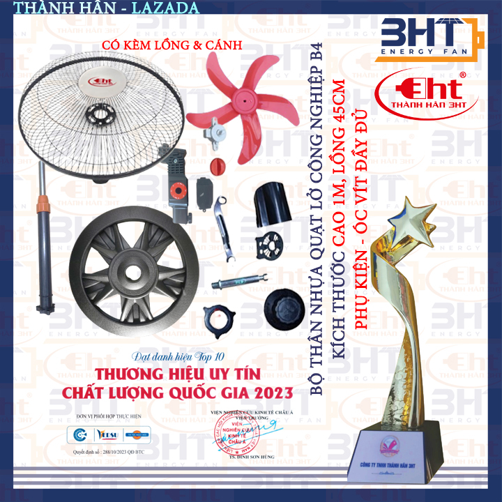 2 BỘ THÂN QUẠT LỠ B3,B4,B5 FULL LỒNG & CÁNH