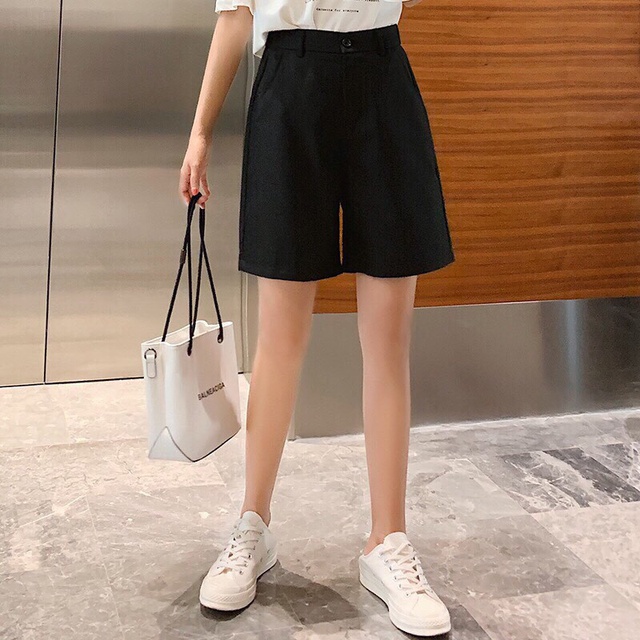 Quần đùi đũi khoá thật siêu XINH  Culottes