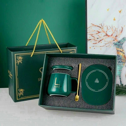 ĐẾ HÂM NÓNG TRÀ, CÀ PHÊ, NGŨ CỐC, CHÁO, SỮA CHO TRẺ EM VÀ NGƯỜI LỚN ĐA NĂNG (TẶNG KÈM CỐC VÀ THÌA BẰNG SỨ), THIẾT BỊ ĐUN NÓNG ĐỒ UỐNG MINI TIỆN DỤNG CHO GIA ĐÌNH, VĂN PHÒNG SIÊU GIẢM GIÁ HÔM NAY