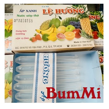 Ấp xanh lệ hương nước ướp thịt hộp 12 ống