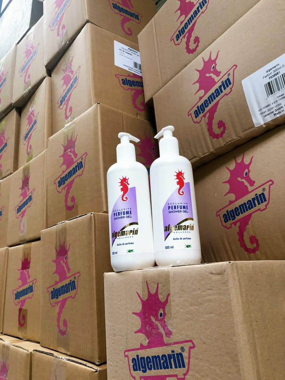 [HÀNG CHÍNH HÃNG] Sữa tắm cá ngựa Algemarin 600ml [Dạng vòi] – ĐỨC