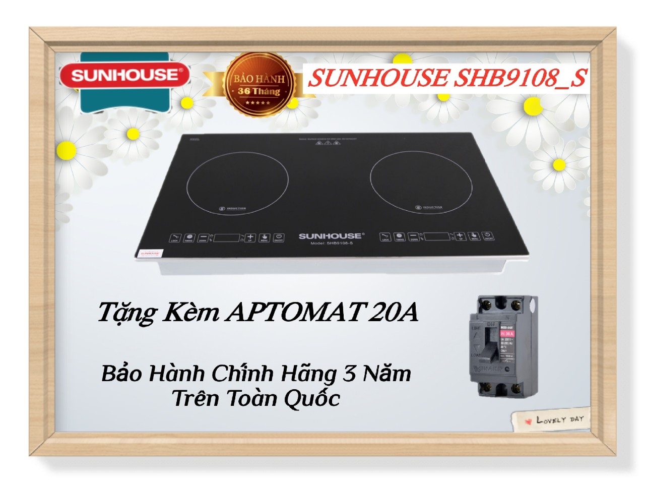 [Trả góp 0%]Bếp Từ Kính SCHOTT GERMANY SUNHOUSE SHB9108S