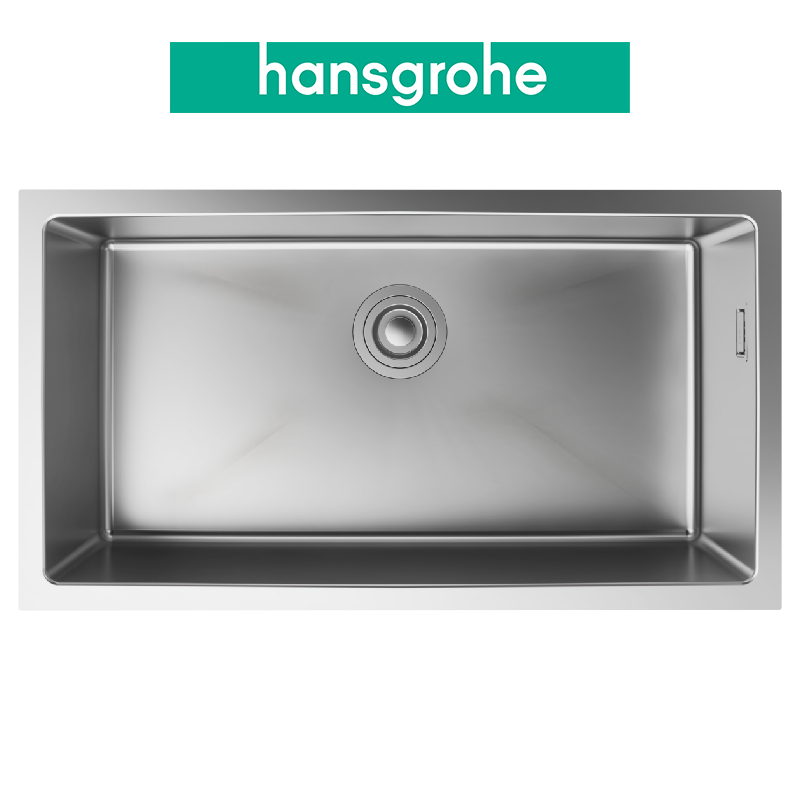 Chậu bếp đơn HANSGROHE Deep Drawn Sink S439-U730 43454