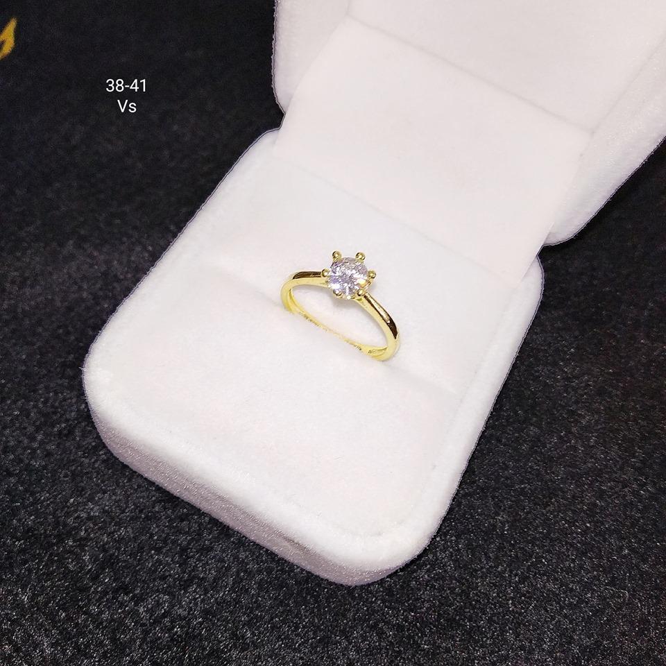 Nhẫn đá nữ vàng 10k NV61