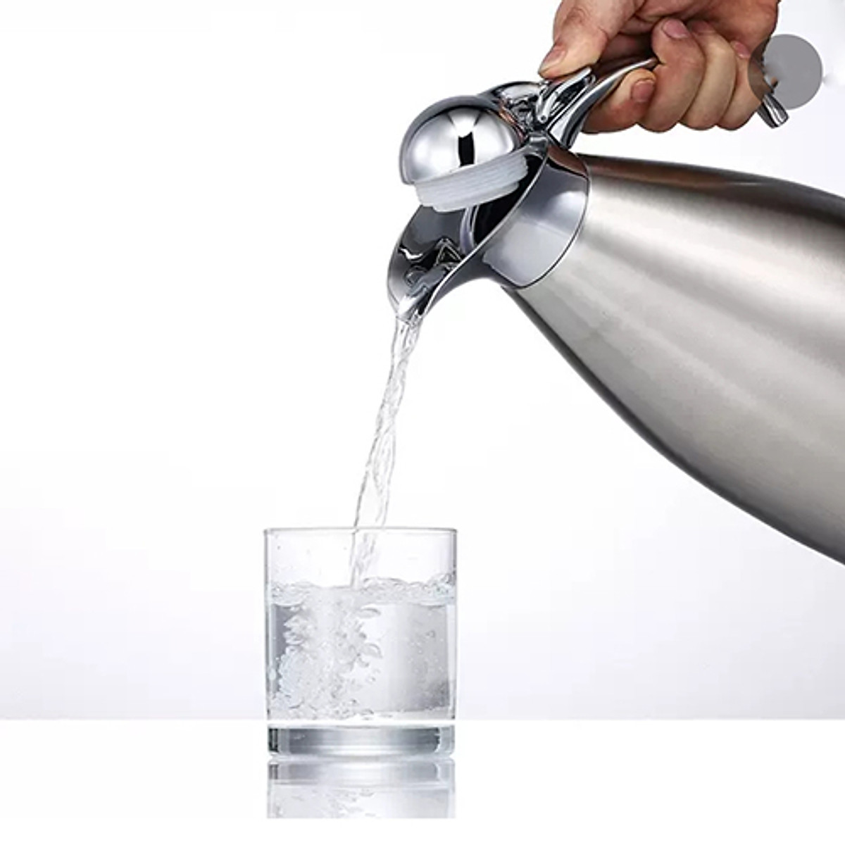 BÌNH NƯỚC GIỮ NHIỆT INOX 2 LÍT CAO CẤP (GIAO MÀU NGẪU NHIÊN)