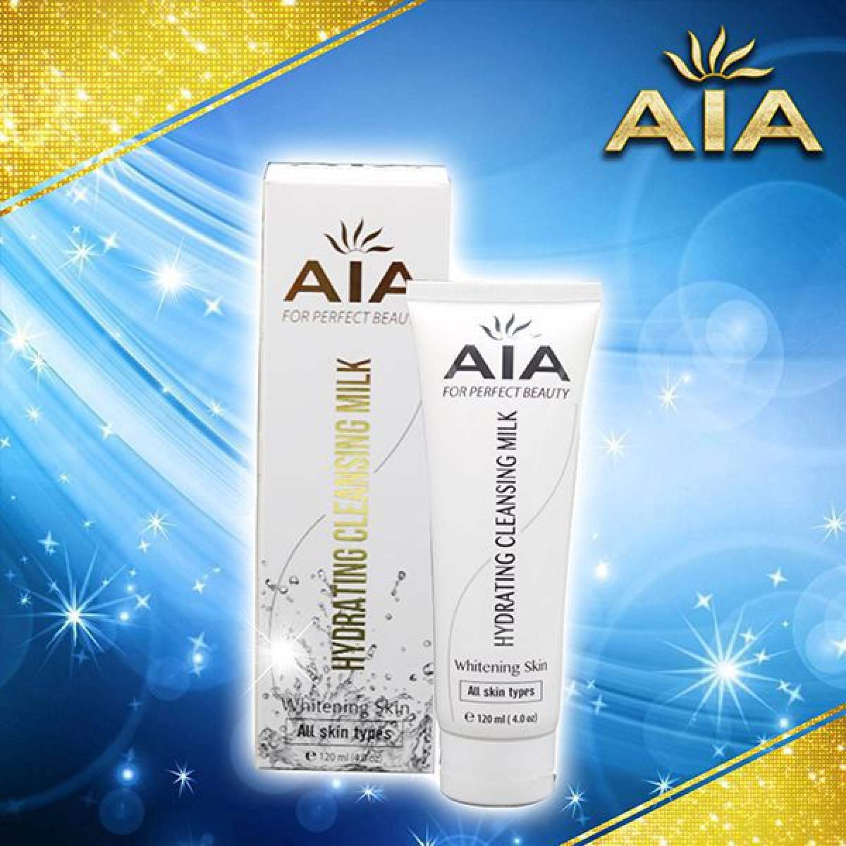 SỮA RỬA MẶT SÁNG DA - SE KHÍT LỖ CHÂN LÔNG AIA COSMETICS (120ML)