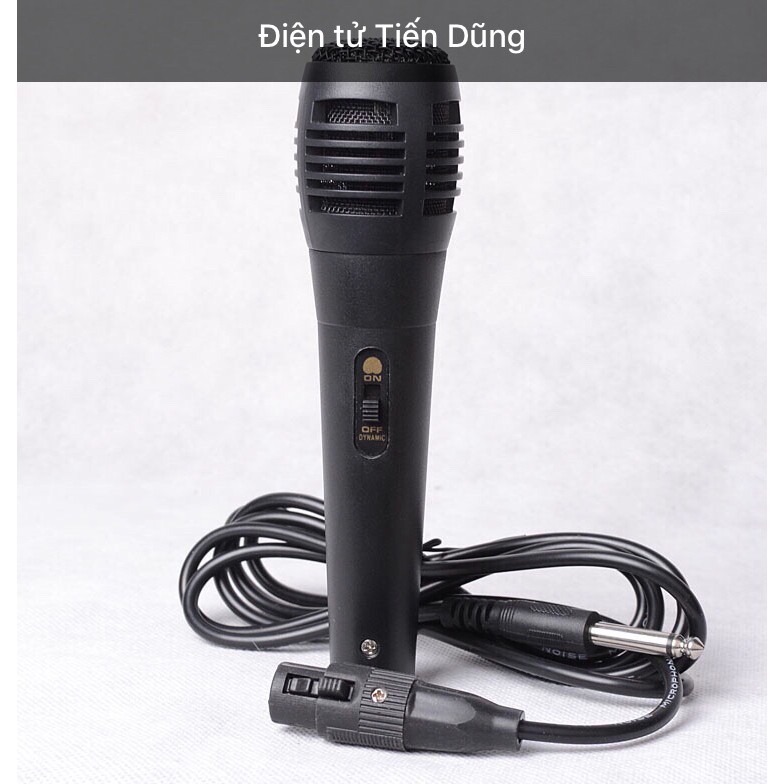 Mic dây có chân 6.5 phù hợp cho tất cả các loại loa hỗ trợ mic chân 6.5, âm li, vang số