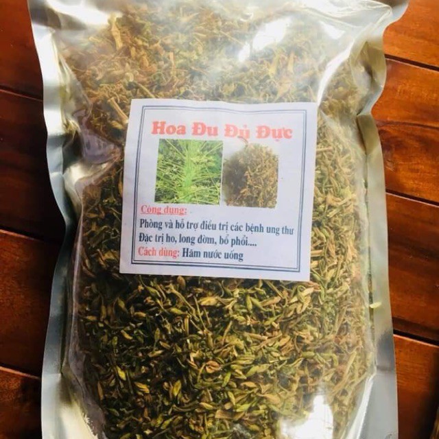 Hoa đu đủ đực khô 01kg loại 1 hàng đã sao vàng
