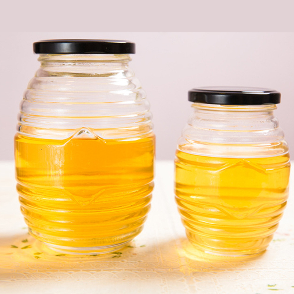 Hũ thuỷ tinh dáng ong đựng mật ong 200ml