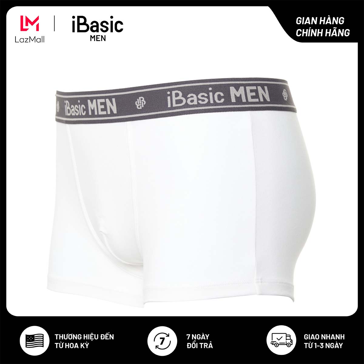 Quần lót nam cotton dạng đùi iBasic PANM078