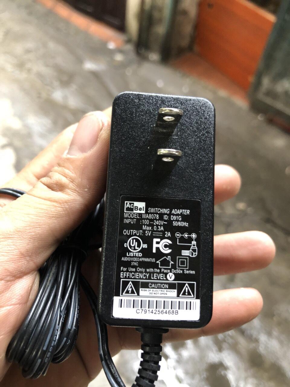 Nguồn 5V2A cho máy chấm công , adapter 5v2a cho máy chấm công vân tay