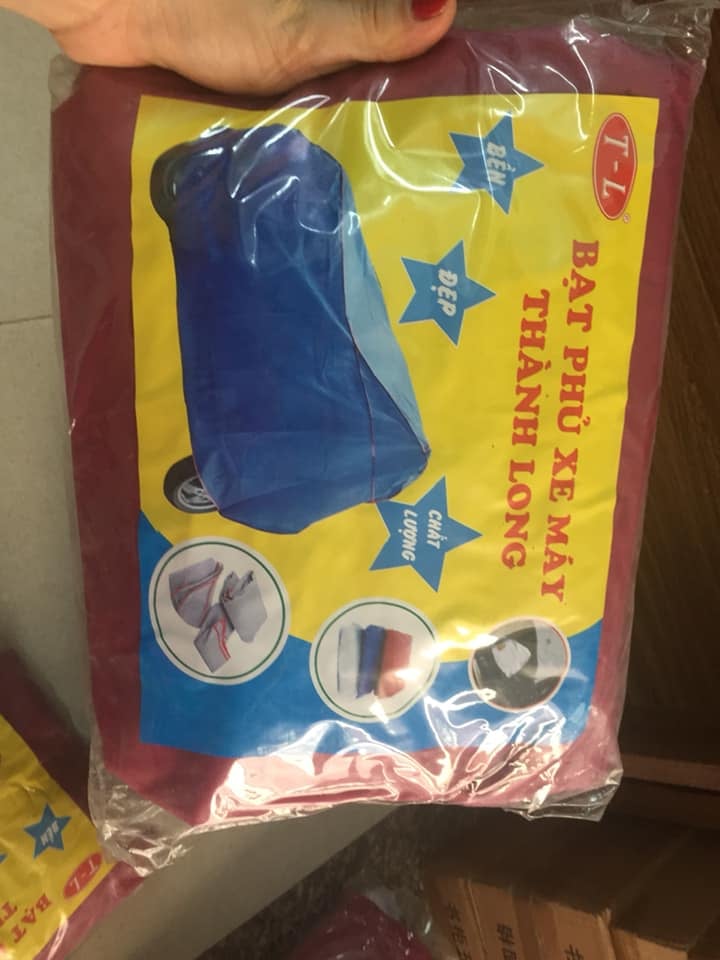 Bạt phủ  xe máy Thành Long.