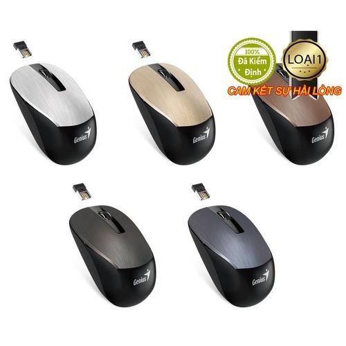 Chuột không dây Genius NX-7015 (Đen phối đồng)