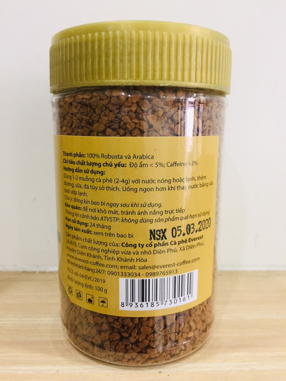 Cà phê hòa tan sấy lạnh Gold Blend hũ 100g