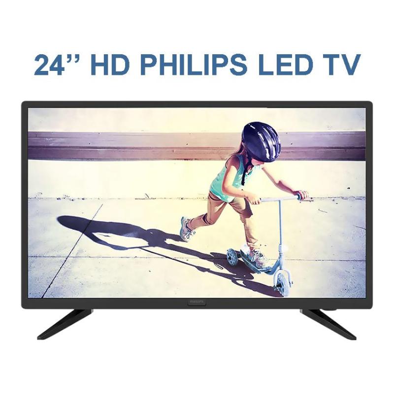 Bảng giá Tivi Led Philips 24 inch HD - Model 24PHT4003S/74 (Đen) Tích hợp DVB-T2, Made in ThaiLand