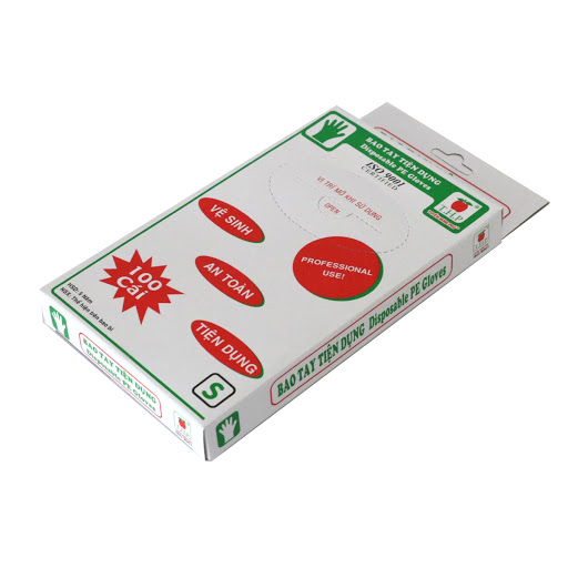 Bao tay nilong - Găng tay ni long Tuyển Hưng Phú 100 cái Size S