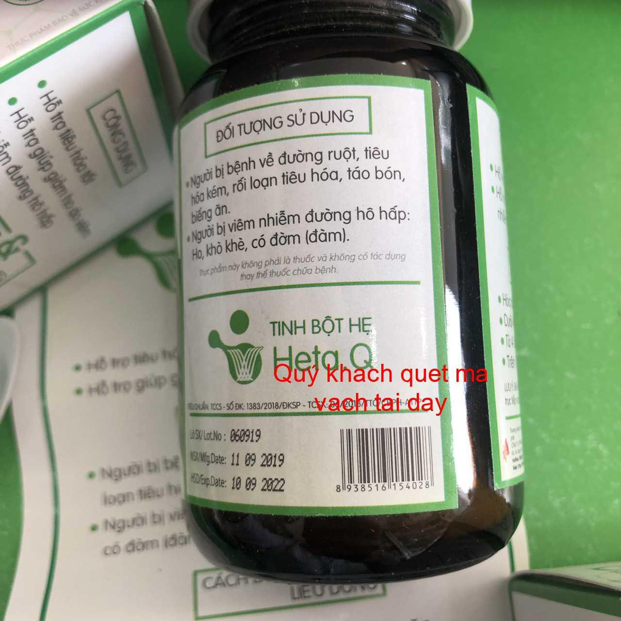 Tinh bột hẹ Heta.Q 30 gr