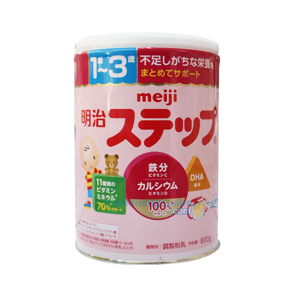 Sữa Meiji lon 1-3 800gr - nội địa Nhật - date xa