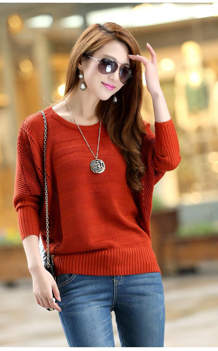 Áo len nữ phong cách Hàn kiểu cánh dơi AL04