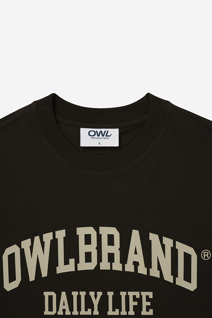 Áo thun Owlbrand Retro/Nâu