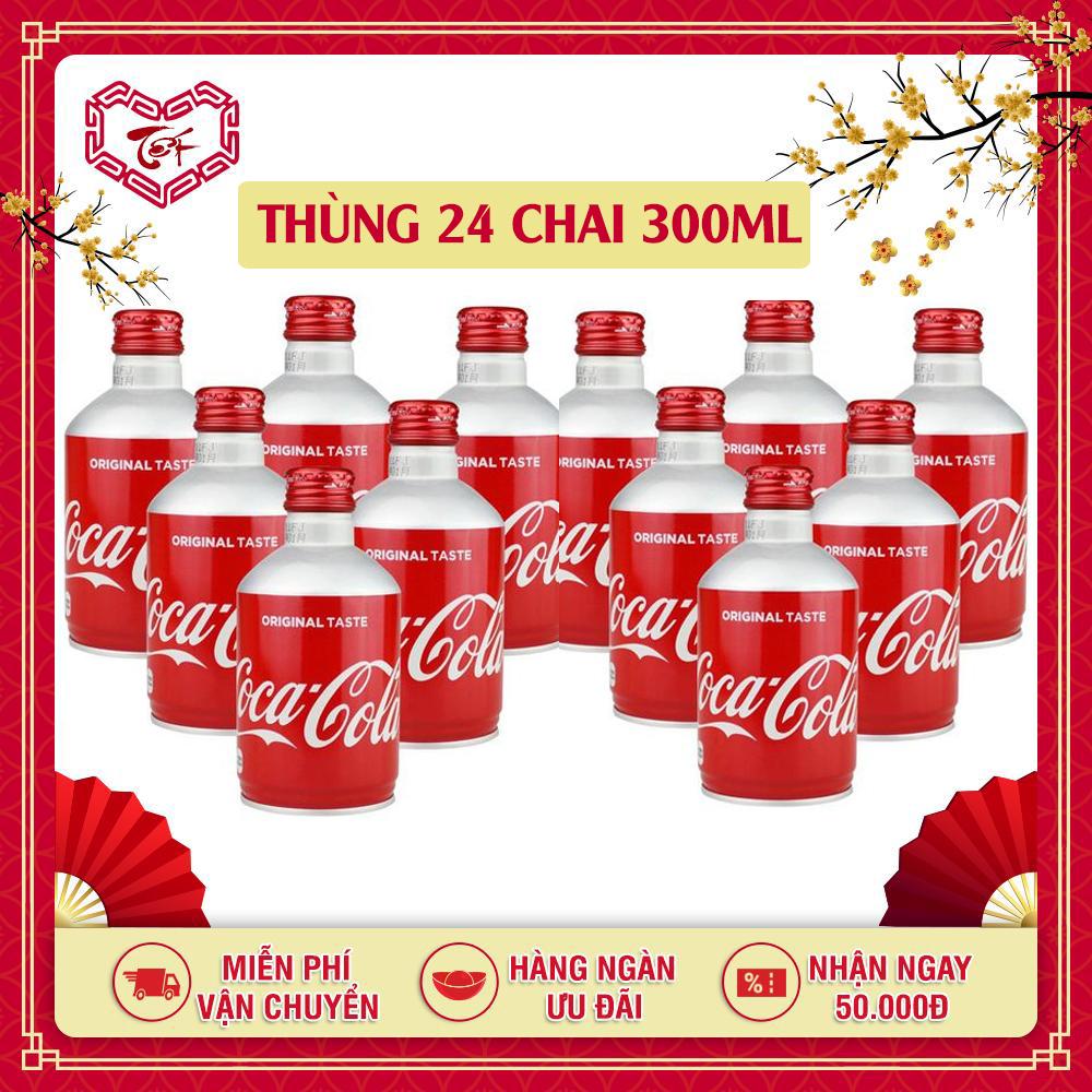 BÁO GIÁ Coca Cola Thùng | Shopee Lazada Sendo Tiki mới nhất 14 THÙNG 24 CHAI COCA COLA ORIGINAL TASTE NHẬT 24 CHAI 300ML