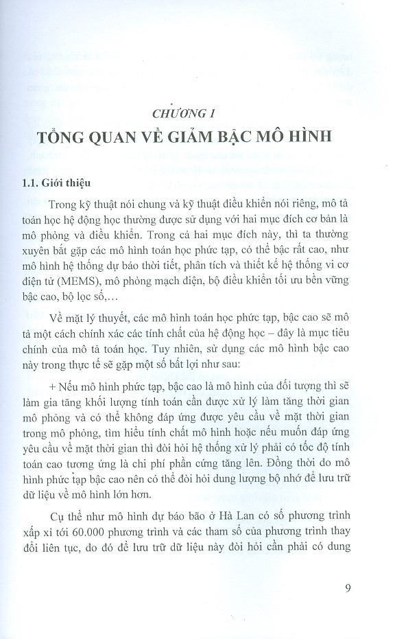 Giảm bậc mô hình và ứng dụng