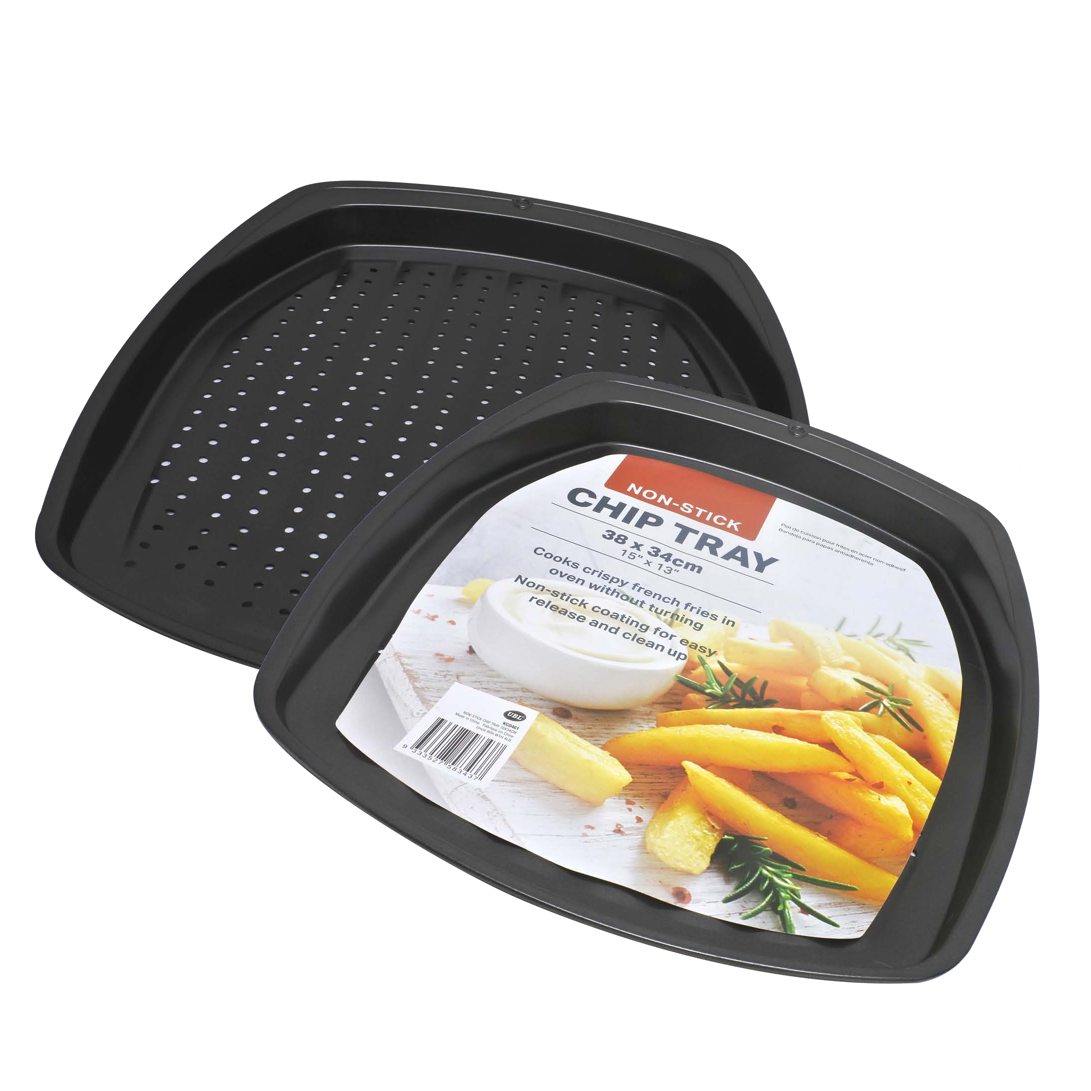 Khay chiên không dính 38x34 cm uncle bills kc0461 - hàng nhập khẩu