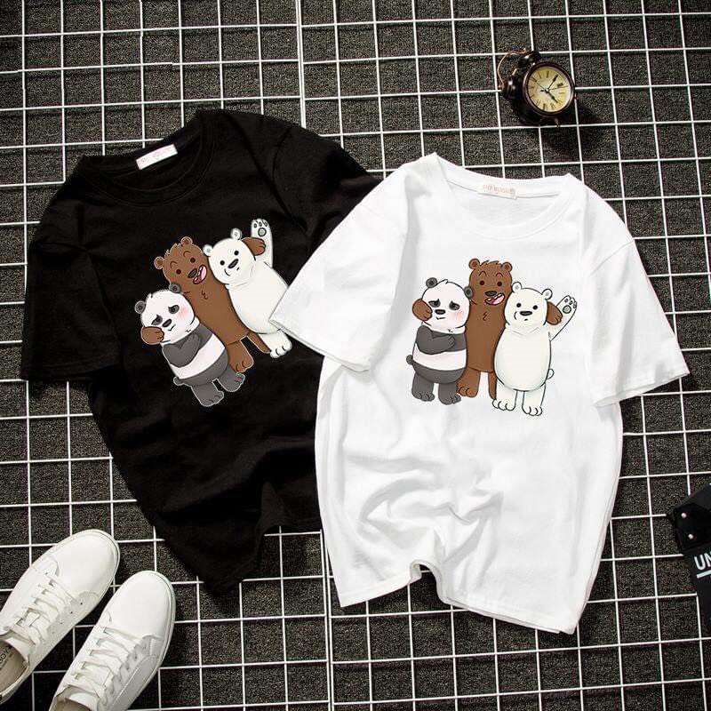 ÁO PHÔNG ĐÔI IN CÁC HÌNH SIÊU CUTE