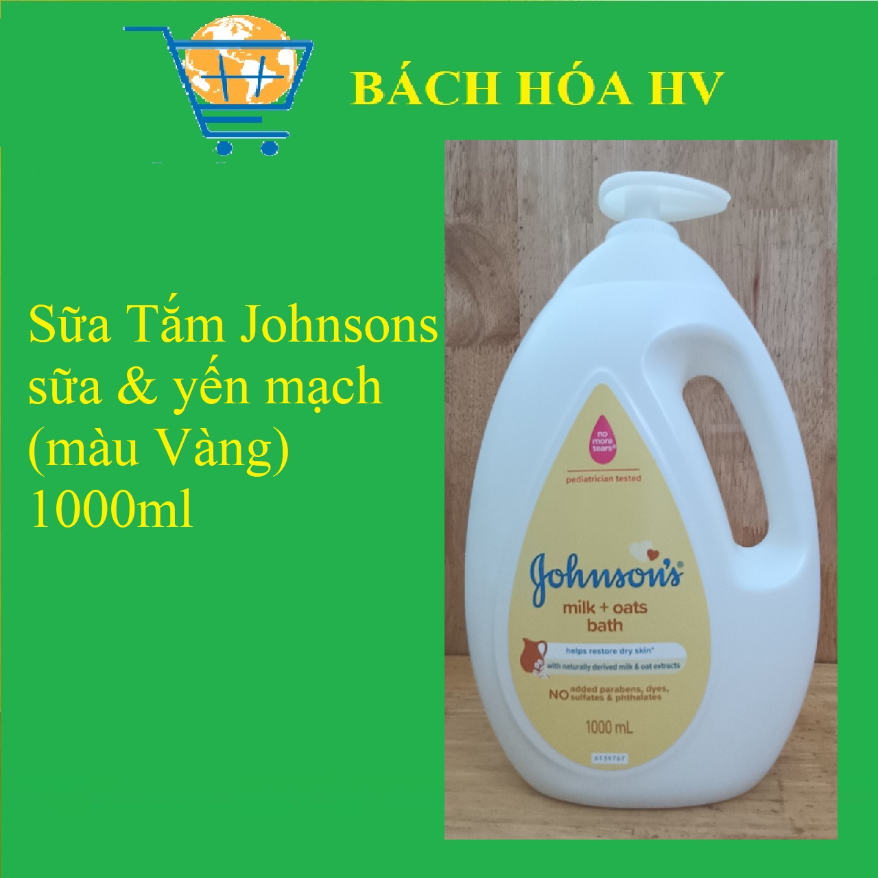 [HCM]sữa tắm Johnson baby bath 1000ml - BACH HOA HV