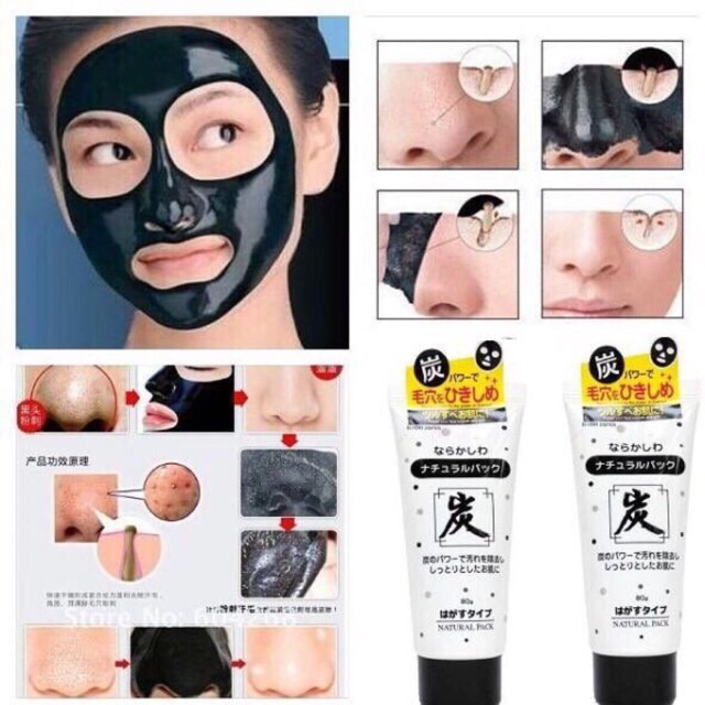 [HCM]Lột Mụn Trắng Da Natural Pack Nhật Bản