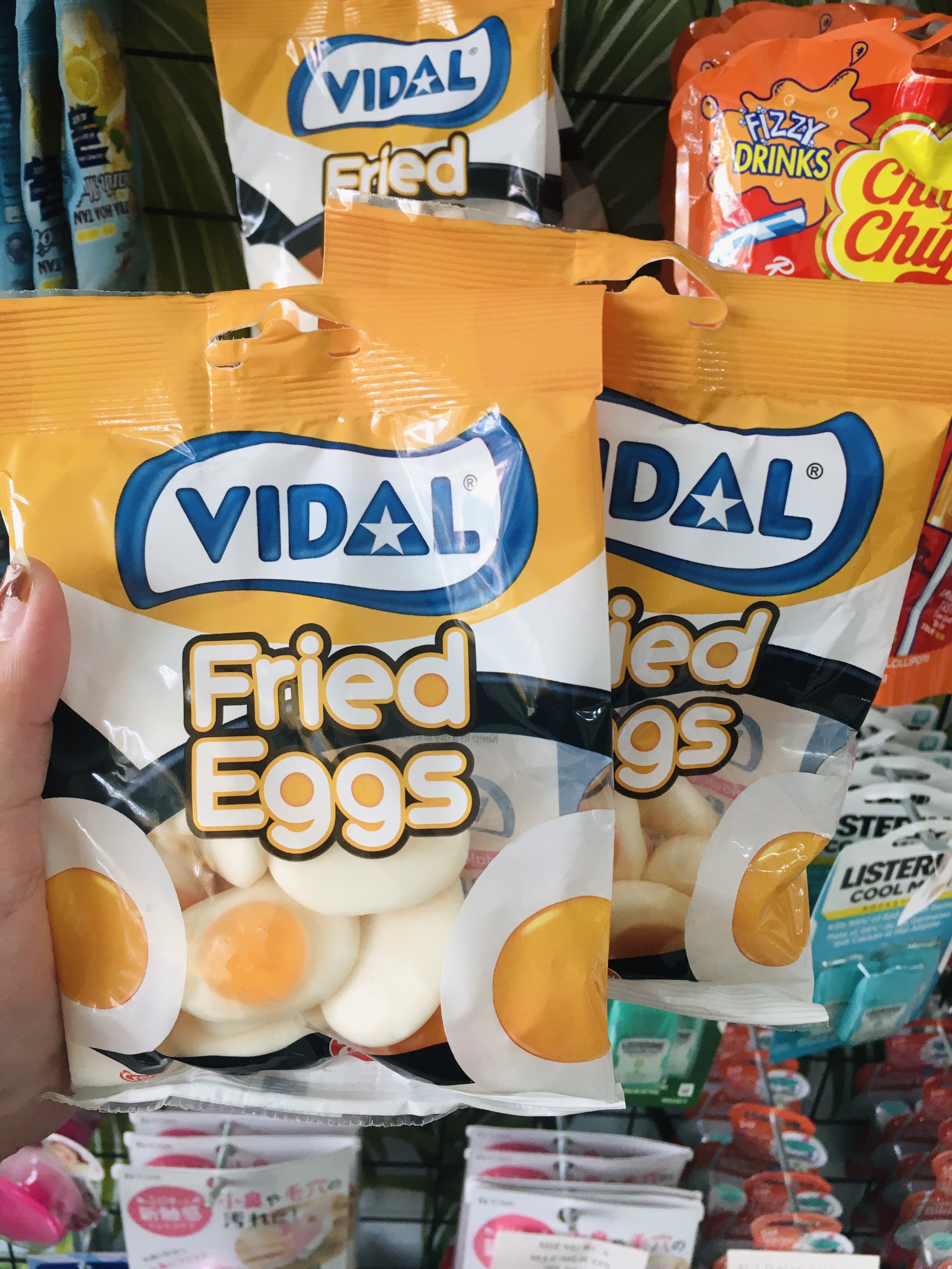 Kẹo dẻo hình quả trứng chiên Vidal
