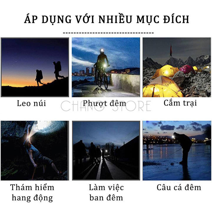 Đèn pin đội đầu A1 ánh sáng trắng