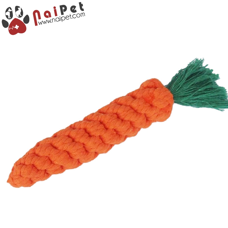 Đồ Chơi Bện Dây Thừng Hình Cà Rốt DT005