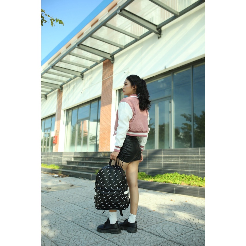[FREESHIP MAX] Balo Da Backpack Unisex Chống Nước Balo Backpack King 2-Màu Đen king