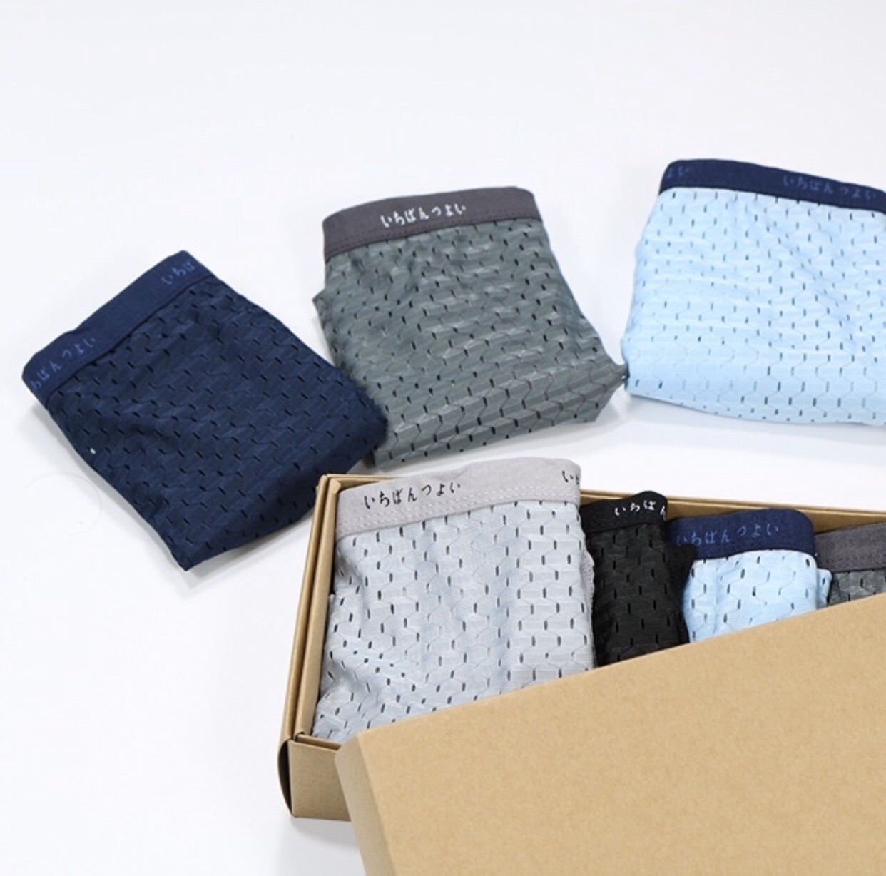 Combo 4 quần lót nam Muji boxer