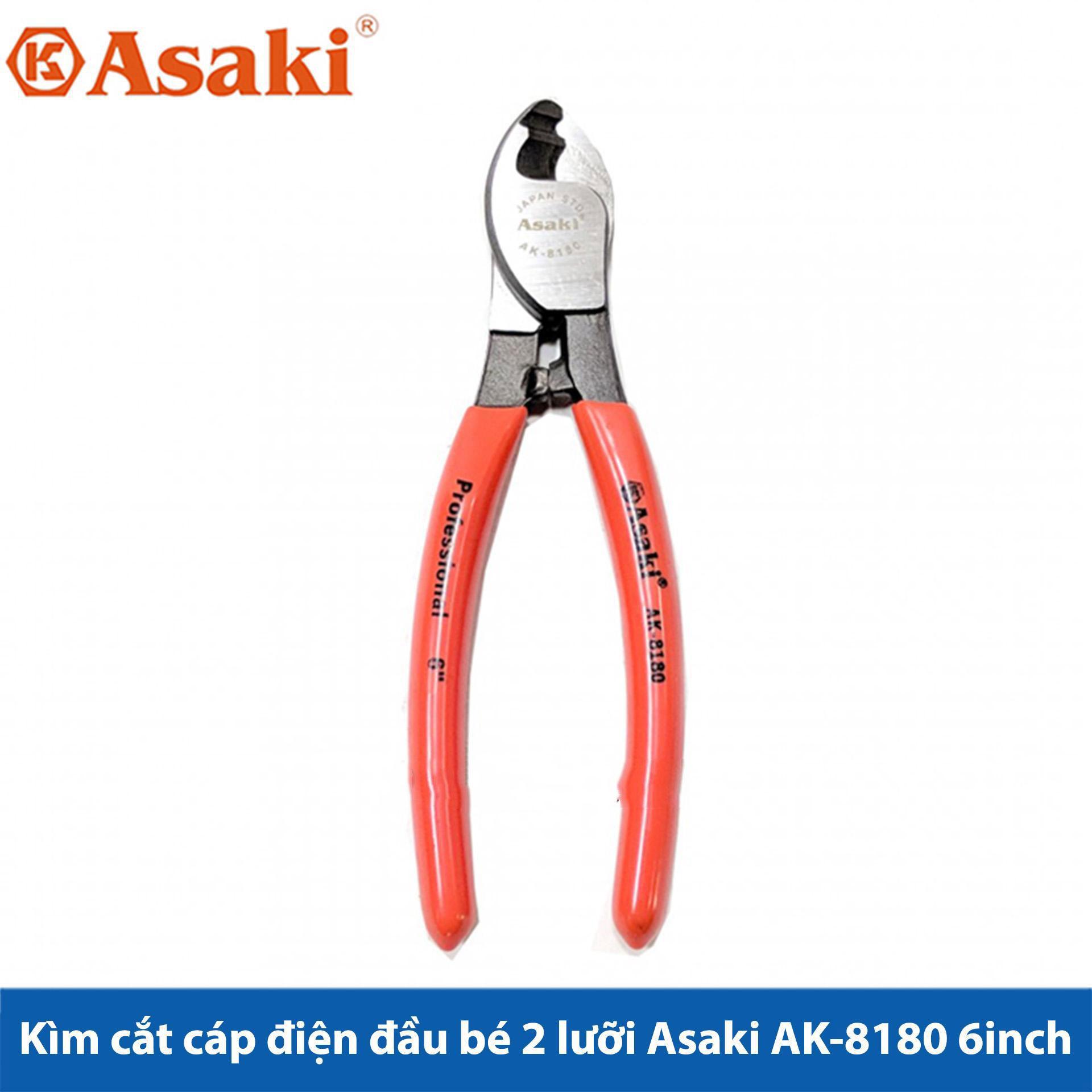 Kìm cắt cáp Asaki AK-8180 C2-6inch