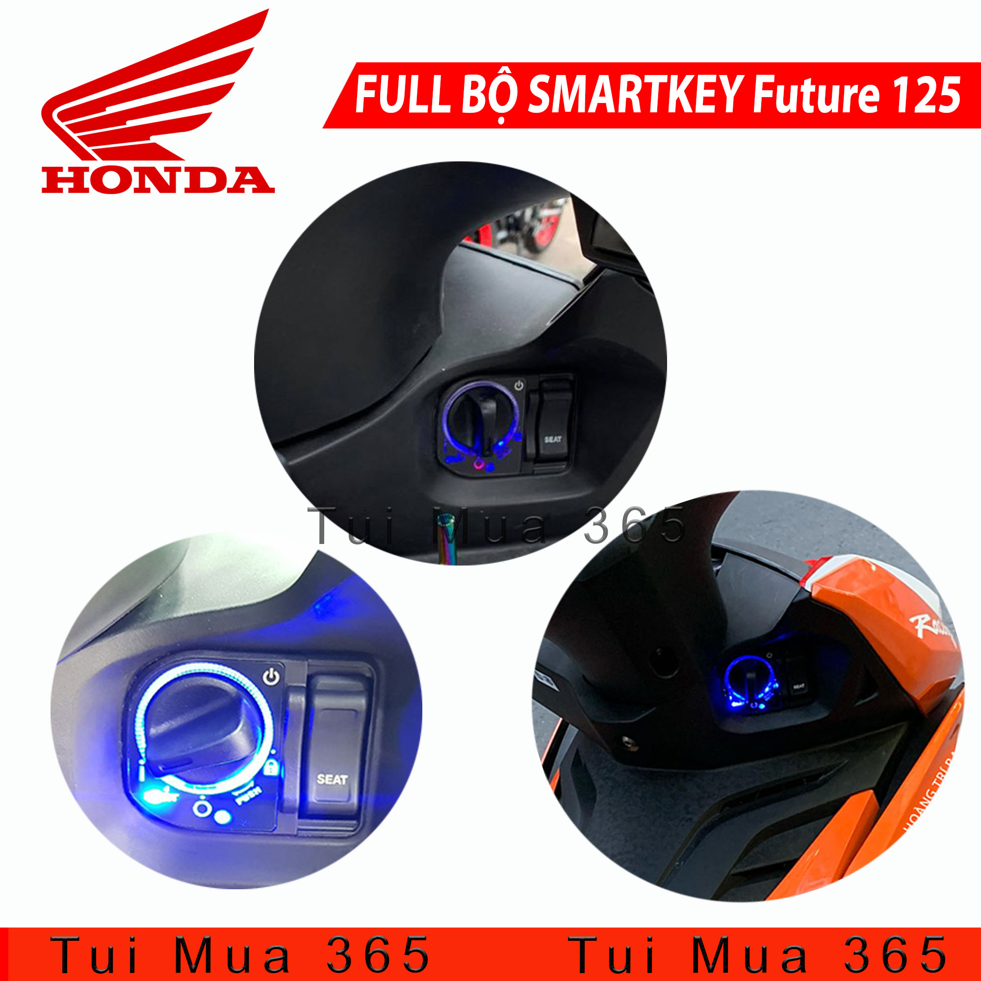 [HCM][Trả góp 0%]Full Bộ Smartkey Cho Honda FUTURE 125