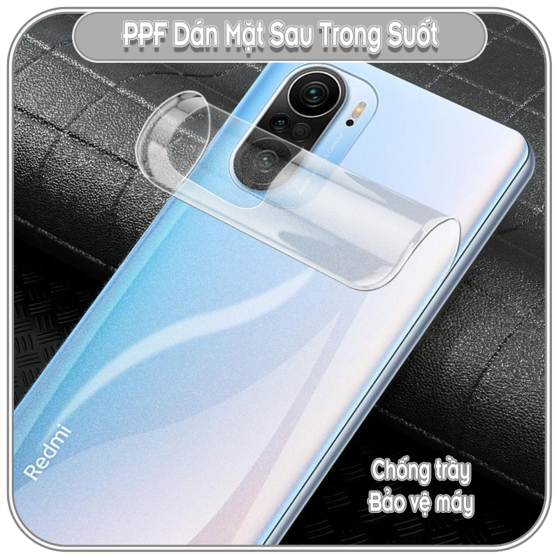 Miếng Dán PPF Trong Suốt Mặt Sau Cho Xiaomi - Mi - Redmi - Redmi Note - Poco